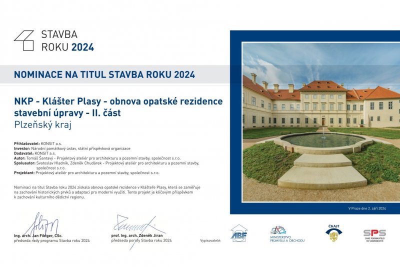 Nominace na titul Stavba roku 2024 - I