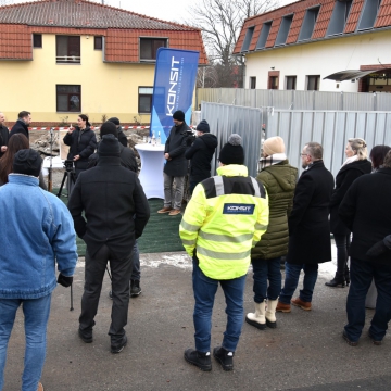 Položení základního kamene 3. pavilonu Centra sociálních služeb Běchovice