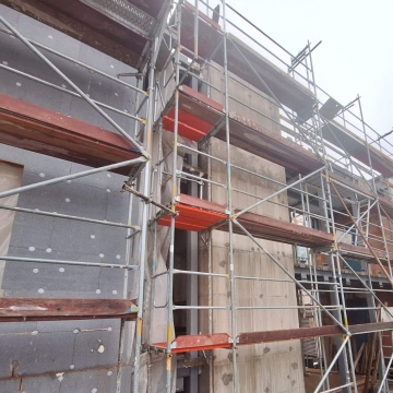 Průběh stavby mateřské školy Libocká