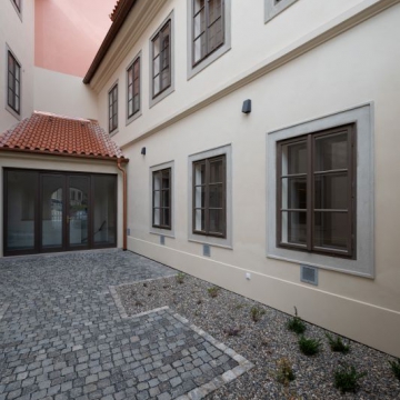 Stavební úpravy objektů Trčkových domů a zahrady