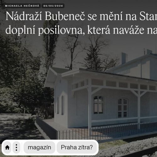 Proměna Bubenečského nádraží na Stanici 6 v magazínu CAMP