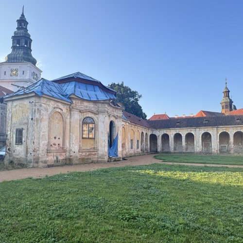 Budeme rekonstruovat altán s ambitovou chodbou v Klášteře Plasy