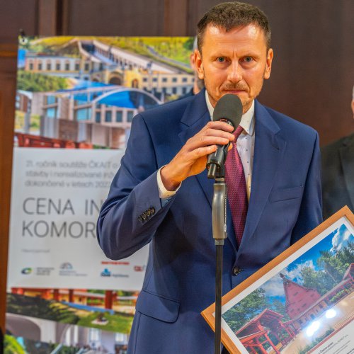 Čestné uznání v CIK pro Petra Sadlona za Dům přírody Brd