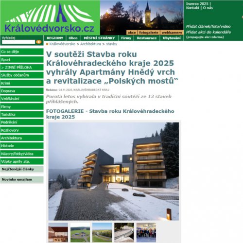 Apartmány Hnědý vrch a Polské mosty na Královédvorsko.cz