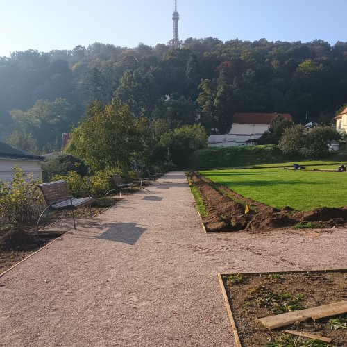 Průběh obnovy Boromejské zahrady pod Strahovem