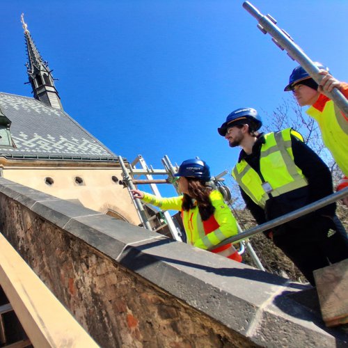 Studenti na Vyšehradě