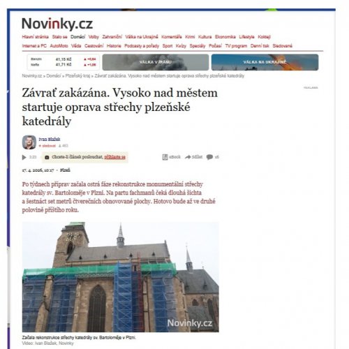 Katedrála sv. Bartoloměje na Novinky.cz