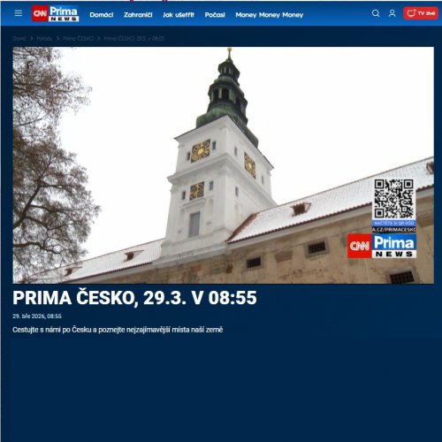 Sýpka v Klášteře Plasy v TV Prima