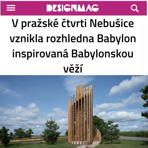 Rozhledna Babylon na designmag.cz