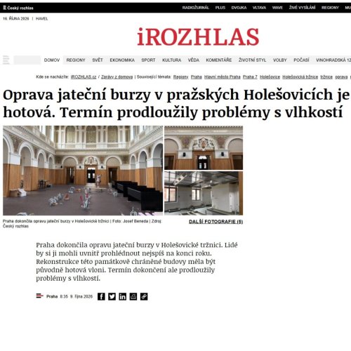 Burza v Pražské tržnici v Holešovicích na irozhlas.cz